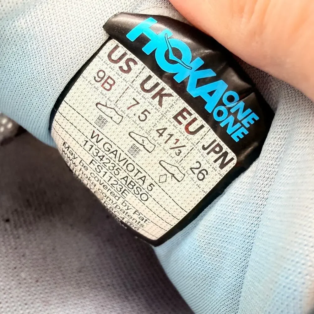 Hoka Women's Gaviota 5 Blue Sneakers Size 9